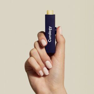 Curology The Lip Balm and NYX Soft Matt Lip Cream in London